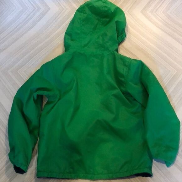 Appaman Boys Reversible Green & Navy Rain Jacket - Picture 5 of 7